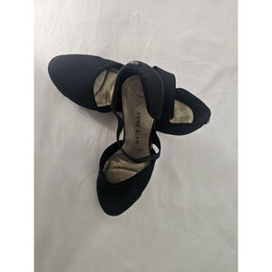 Anne Klein Women's Tara Wedge Pump - Black 9.5M